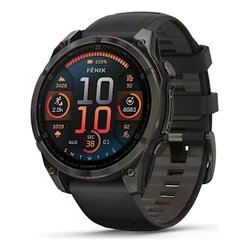 Smartwatch ( AMOLED ) FENIX 8 Sapphire e Carbon gray 47 mm 010 02904 21