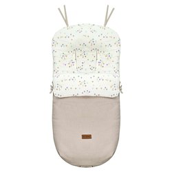 Sacco invernale universale per passeggini 0-12m (100x50cm) NEST PLUS SLIGHT Iris 80485Sl U65