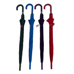 Ombrello lungo uomo automatico Fiber (120cm) Assortito 784