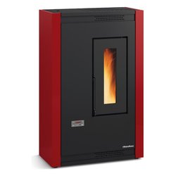 Stufa pellet 5,1kW LUISELLA 5.0 Bordeaux 5 stelle Classe A+ 1288200