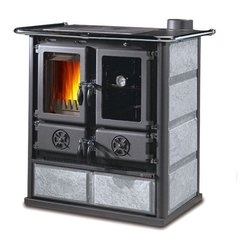Cucina legna 7,9kW ROSETTA 5.0 Petra Pietra naturale 5 stelle (88,5x57,2x84,3cm)