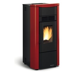 Stufa pellet 7,5kW GIUSY PLUS 5.0 Bordeaux 5 stelle Classe A+ 1288451