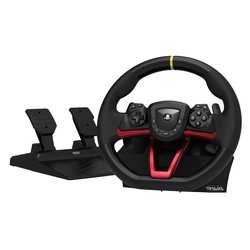 Volante e pedaliera simulatore guida PLAYSTATION 5 Wireless Racing Wheel Apex Black e Red SPF 022U