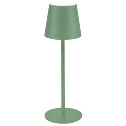 Lampada tavolo AGATA Verde salvia (12x37cm) 120451 VS 1 luce - LED - Max 2W ( IP54 )