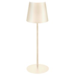 Lampada tavolo AGATA Avorio (12x37cm) 120451 AV 1 luce - LED - Max 2W ( IP54 )