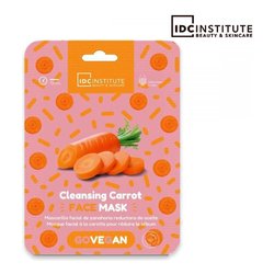 Maschera bellezza Viso Vegana Alla Carota Per Pelli Sensibili e Grasse 1 Pezzo