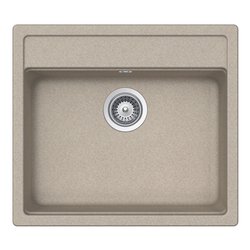 Lavello 1 vasca (57x51cm) NEMO Avena Ruvido opaco NEMN100058