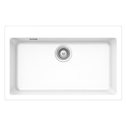 Lavello 1 vasca (79x50cm) PRIMUS Bianco assoluto Ruvido opaco PRIN100AP01