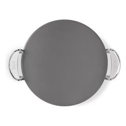 Pietra pizza (30cm) rotonda con supporto CRAFTED GOURMET Grigio 8861