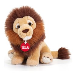 Peluche Leone Narciso (13x20x14cm) CLASSIC Beige, Nero e Bianco 27541