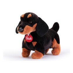 Peluche Bassotto Leo (12x19x23cm) CLASSIC Nero e Marrone 22336