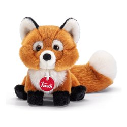 Peluche Volpe Vicky (9x10x15cm) CLASSIC Marrone, Nero e Bianco 24265