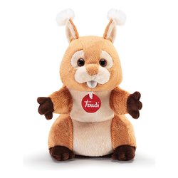 Peluche Marionetta Scoiattolo (15x25x16cm) PUPPETS Marrone e Beige 29625