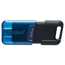 Chiavetta USB 64GB DATATRAVELER 80 M Black e Blue DT80M 64GB