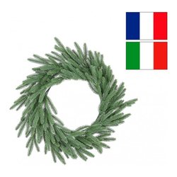 Corona Natale (60cm) TIROLO Verde 0939713
