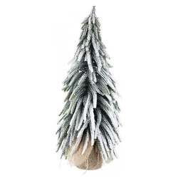 Albero Natale soprammobile CIMONE Innevato 0933522 (20x43cm)
