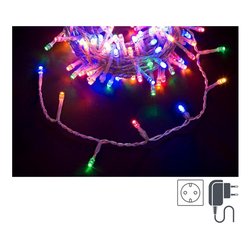 Filo Trasparente 180 luci - LED Multicolore (9 + 2 mt) 8 Giochi di luce IP44 0921911