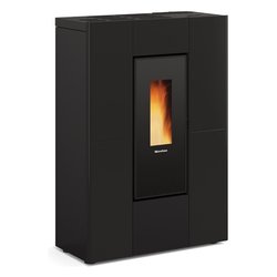 Stufa pellet 8kW MARILENA PLUS 5.0 AD Black 5 stelle Classe A+ 1287301