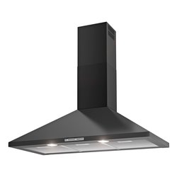 Cappa parete (90x43,8x75,6cm) F0 D2 Nero CCF0D29502