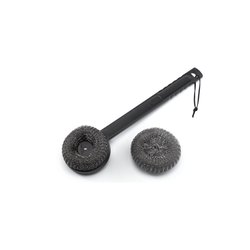 Spazzola barbecue plastica con ricambio spugna (45cm) Nero SP950