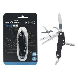 Coltellino multiuso 15 funzioni Nero X20200170