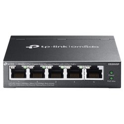 Switch di rete 5 porte OMADA Easy Managed PoE+ Black ES205GP Gigabit (1000Base-TX)