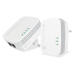 Power line 600 Mini Double Pack WiFi White POWERLWF600DUOMINI