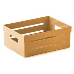 Cassetta multiuso impilabile (20x15x8,5cm) STORAGE BOX Senape 090299