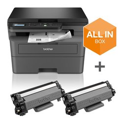 Multifunzione 3in1 Laser ( A4 Duplex 1200 x 1200 ) ALL IN BOX Grey e Black DCPL2627DWXL