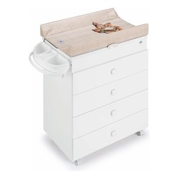 Bagnetto fasciatoio 3 cassetti (93x47x100,5cm) ASIA Cagnolini 915006 C264