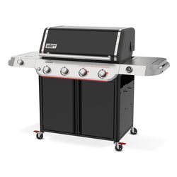 Barbecue GPL E 435W con griglia, forno GENESIS Nero e Silver 1501260