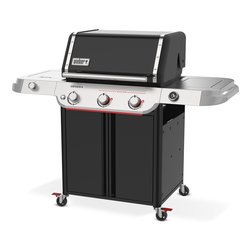 Barbecue GPL E 335W con griglia, forno GENESIS Nero e Silver 1501241