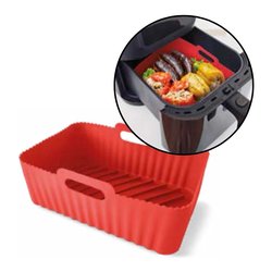 Stampo Silicone Plum Cake con manici (22x15cm) AIRFRYER Rosso 69320MAIR