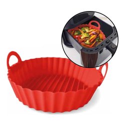 Stampo Silicone Torta con manici (22cm) AIRFRYER Rosso 69122MAIR