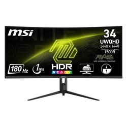 Monitor 34 ( LED 2K 1440p QHD 180Hz ) MAG 342CQR E2 UWQHD Curved Black 9S6 3DB64H 068