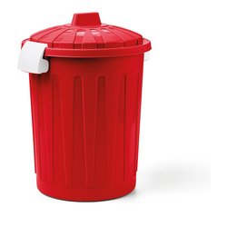 Bidoncino (8Lt) coperchio a clip BLIM Rosso BD001 0080MJ CRD