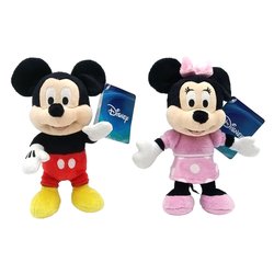Peluche Minnie o Topolino mini (20cm) DISNEY Assortito 6315870467009