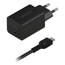 Alimentatore per Lenovo USB Type-C 65W GaN Black 65W 40AWGN65EU