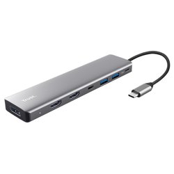 HUB 7 in 1 DALYX USB C Grey 25661
