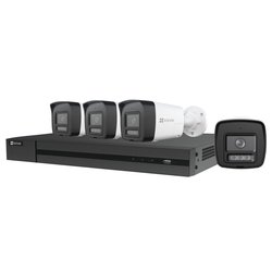 Videoregistratore sorveglianza H3K PoE 4K Kit Black e White