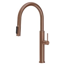 Miscelatore lavello doccetta predisposizione acqua filtrata 316 KITCHEN FLESSA Copper brushed PVD 60822#708