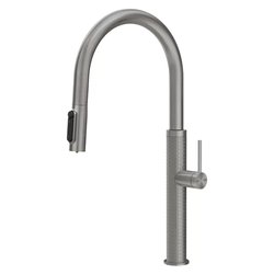 Miscelatore lavello con doccetta predisposizione acqua filtrata 316 KITCHEN MECCANICA Steel brushed 60824#239