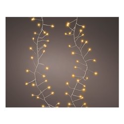 Filo Silver 160 luci - MICROLED Bianco caldo (2 + 0,3 mt) 8 Giochi di luce LUMINEO 496347