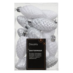 Pigne (12pz-9,5cm) Plastica White 28488