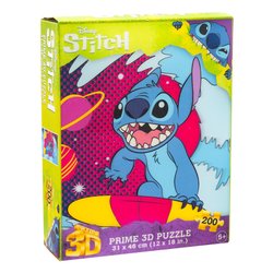 Puzzle 200 pz Stitch Surf Disney 5a+ (31x46cm) PRIME 3D PU405000