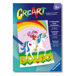 Libro da colorare La fantastica terra arcobaleno CREART 13096003