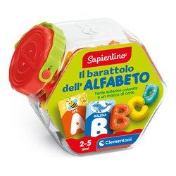 Gioco prescolare Il barattolo dell’alfabeto 2-4a SAPIENTINO 16486