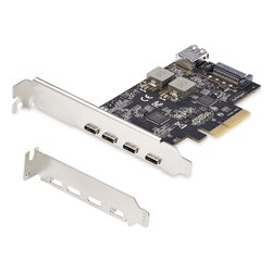 Scheda di espansione USB Type-C 3.2 a 5 porte PS4C3IA3 USB C CARD