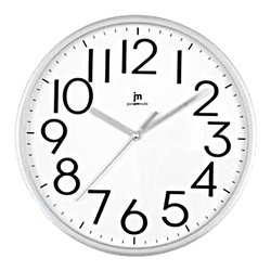 Orologio da parete (24,5cm) JUSTAMINUTE Silver 00712S