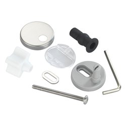 Set cerniere sedile WC TP TI Fix Clip Inox 290222100